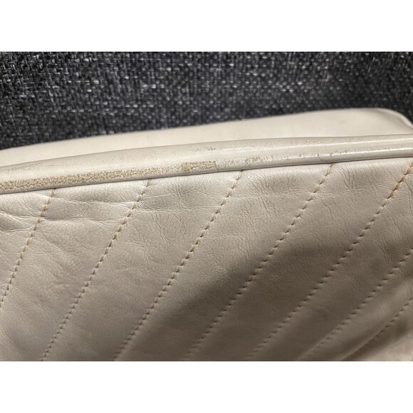 Chanel: RARE 1994 White Envelope Camera Vintage Chanel Quilted Lambskin Leather - Picture 11 of 16